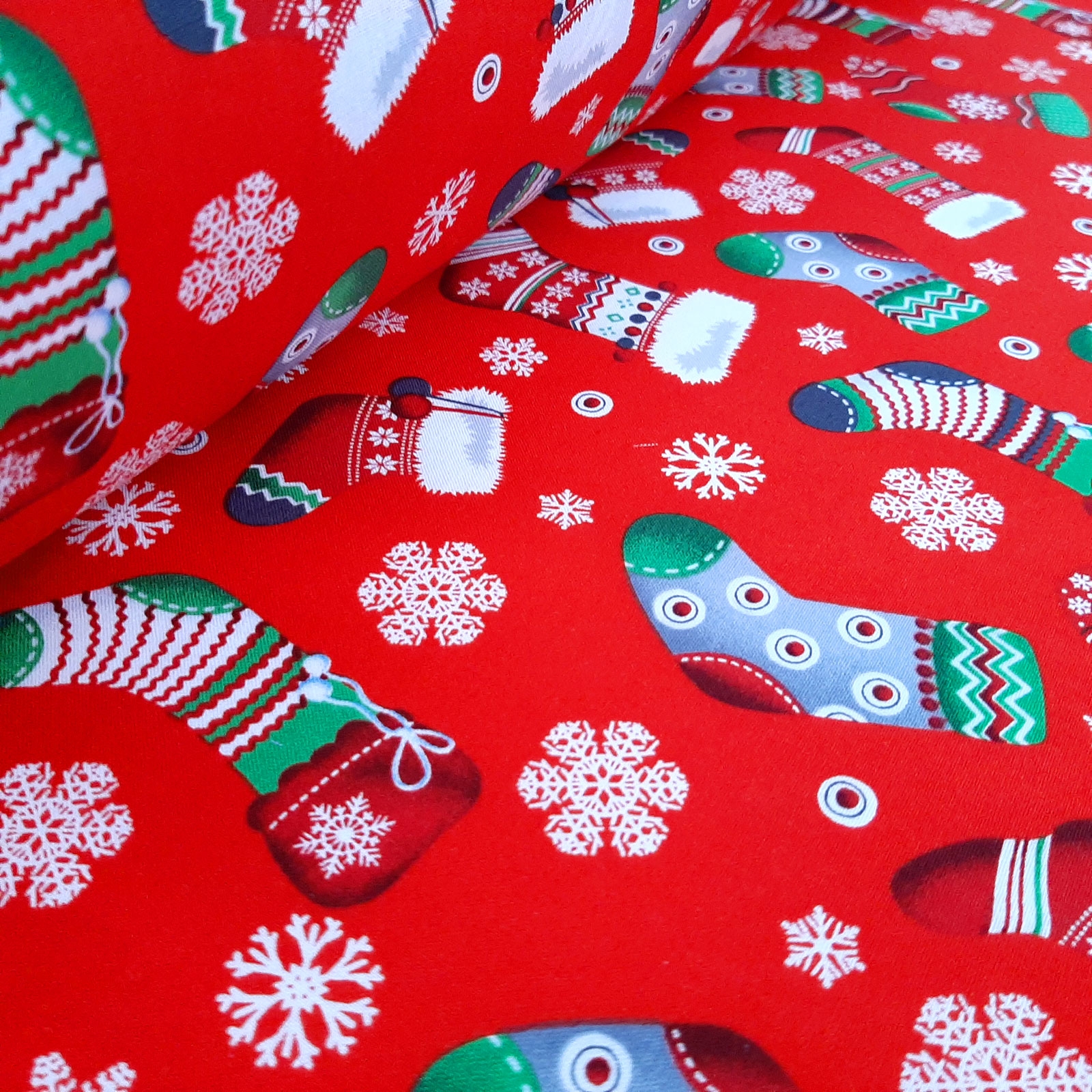 Tecido de Natal Christmas Stockings