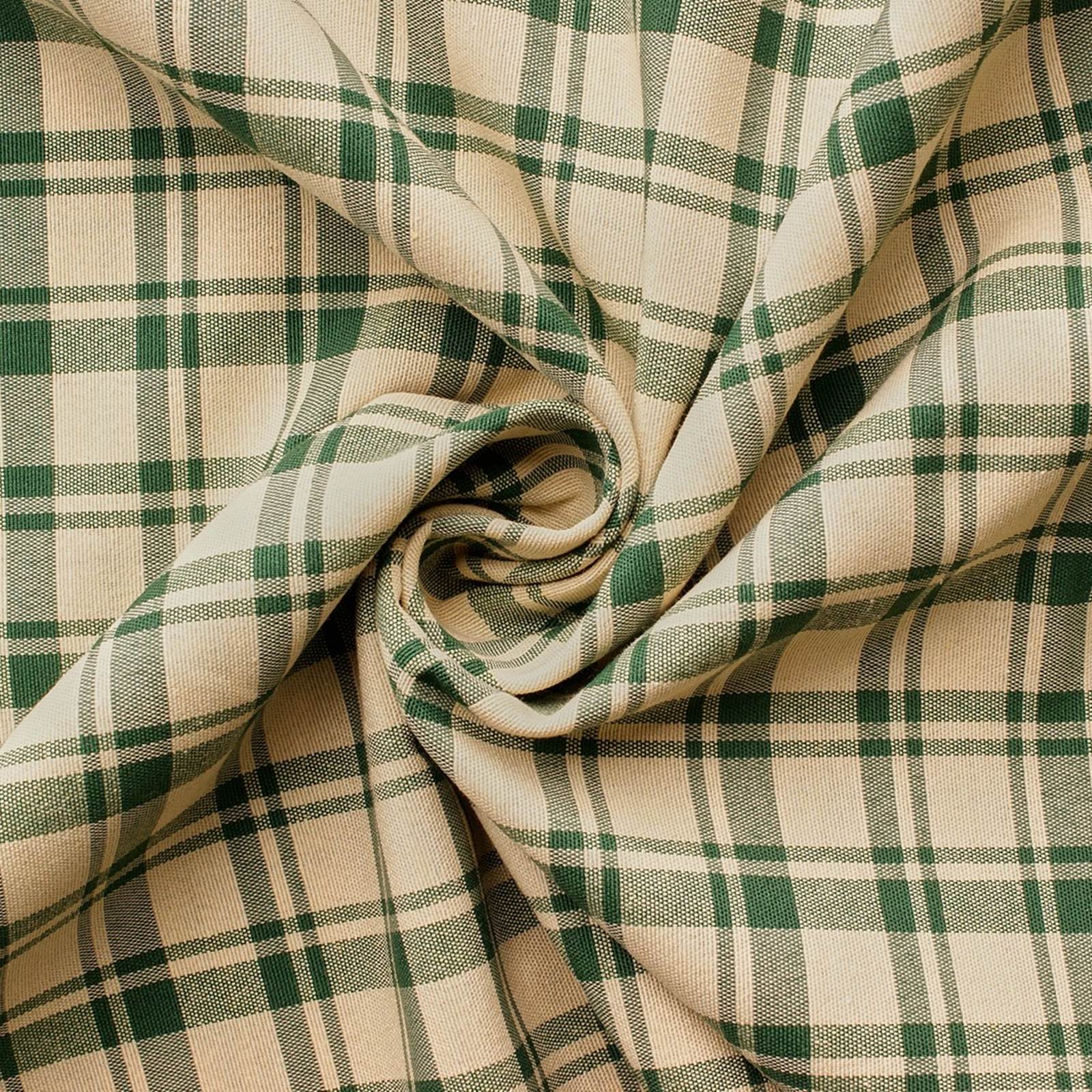 Cottage xadrez – tecido para decoração (verde)