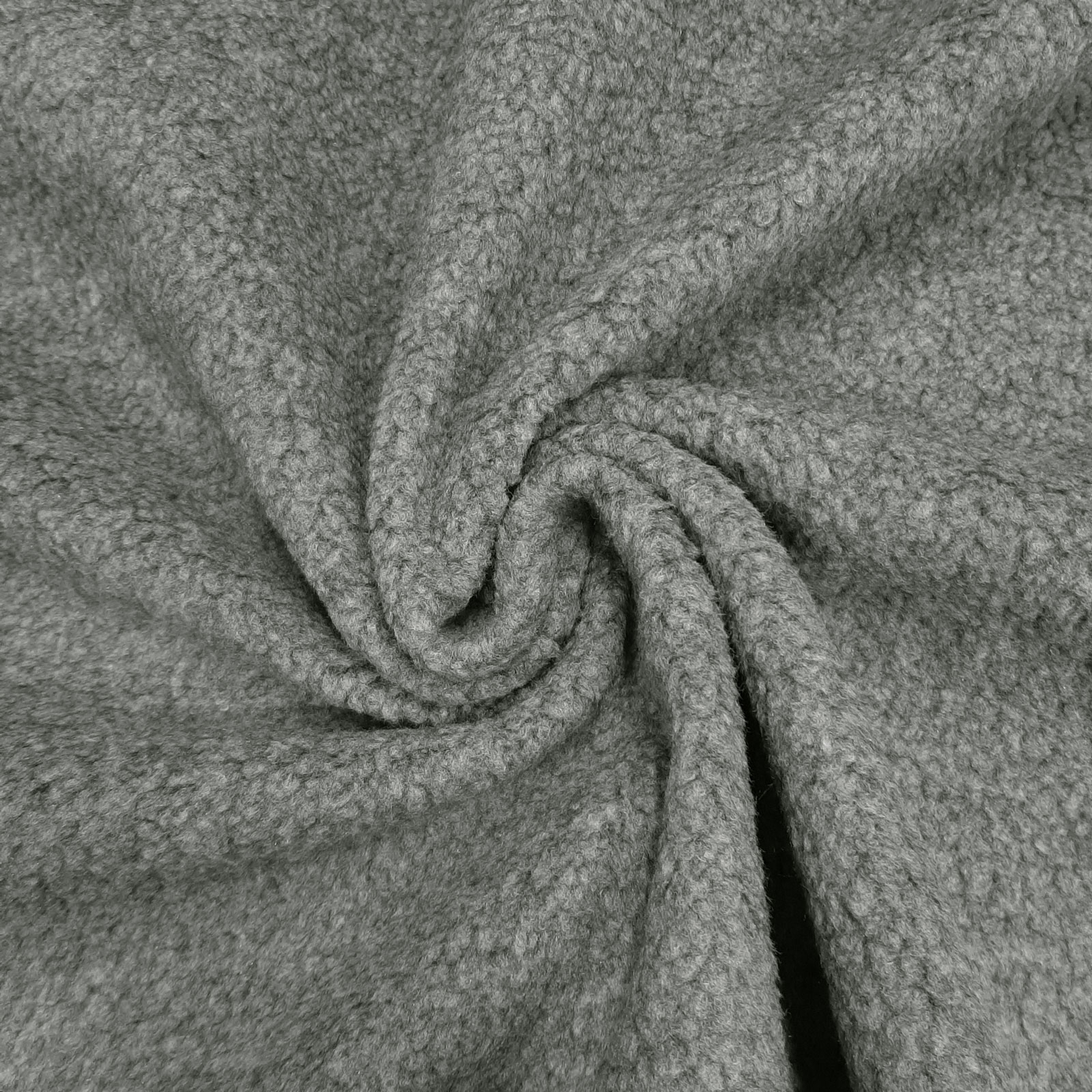 Addy - Pele de Borrego de tecido duplo Thermo Wool / Tricotada - Cinzento