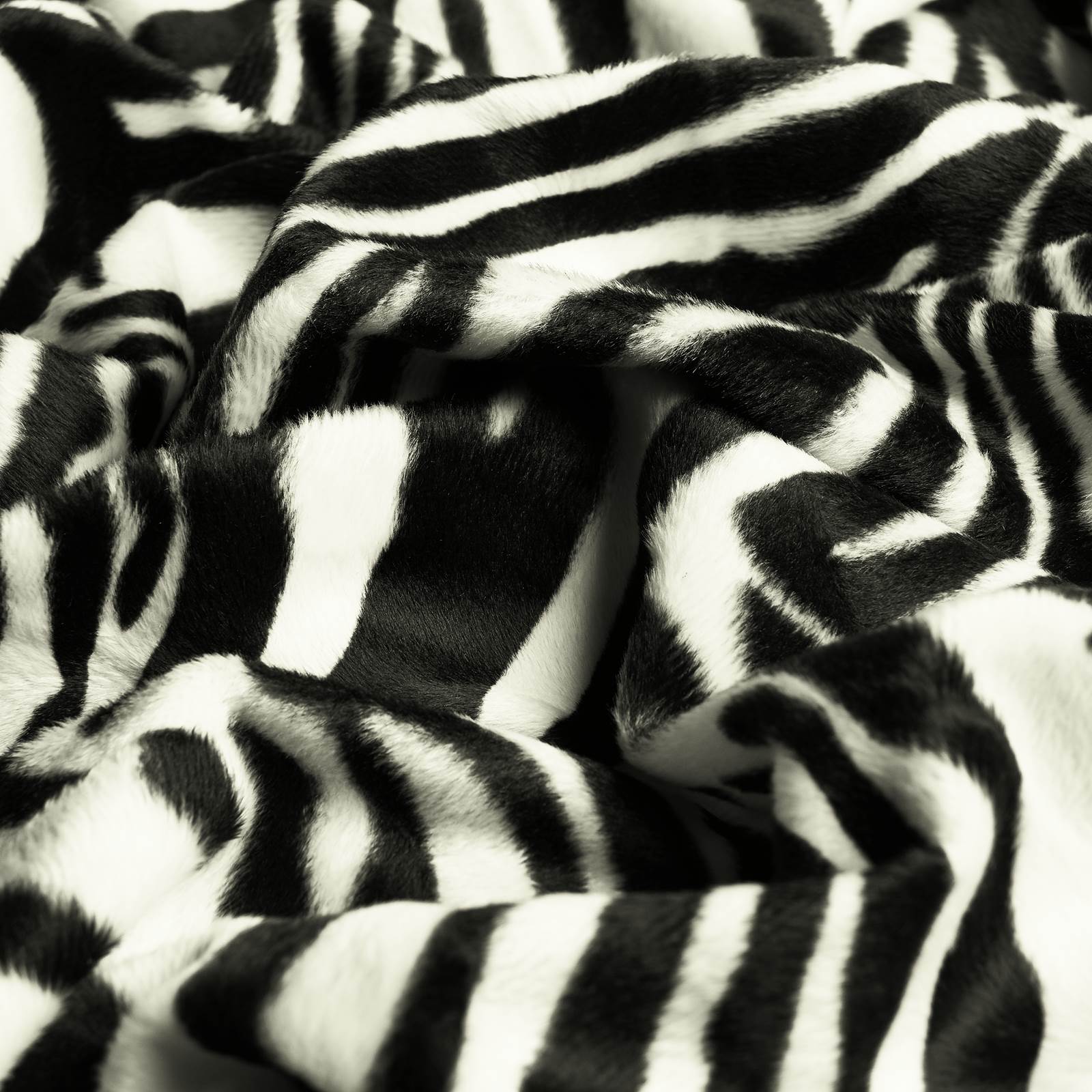 Zebra pêlo sintético (10 cm)