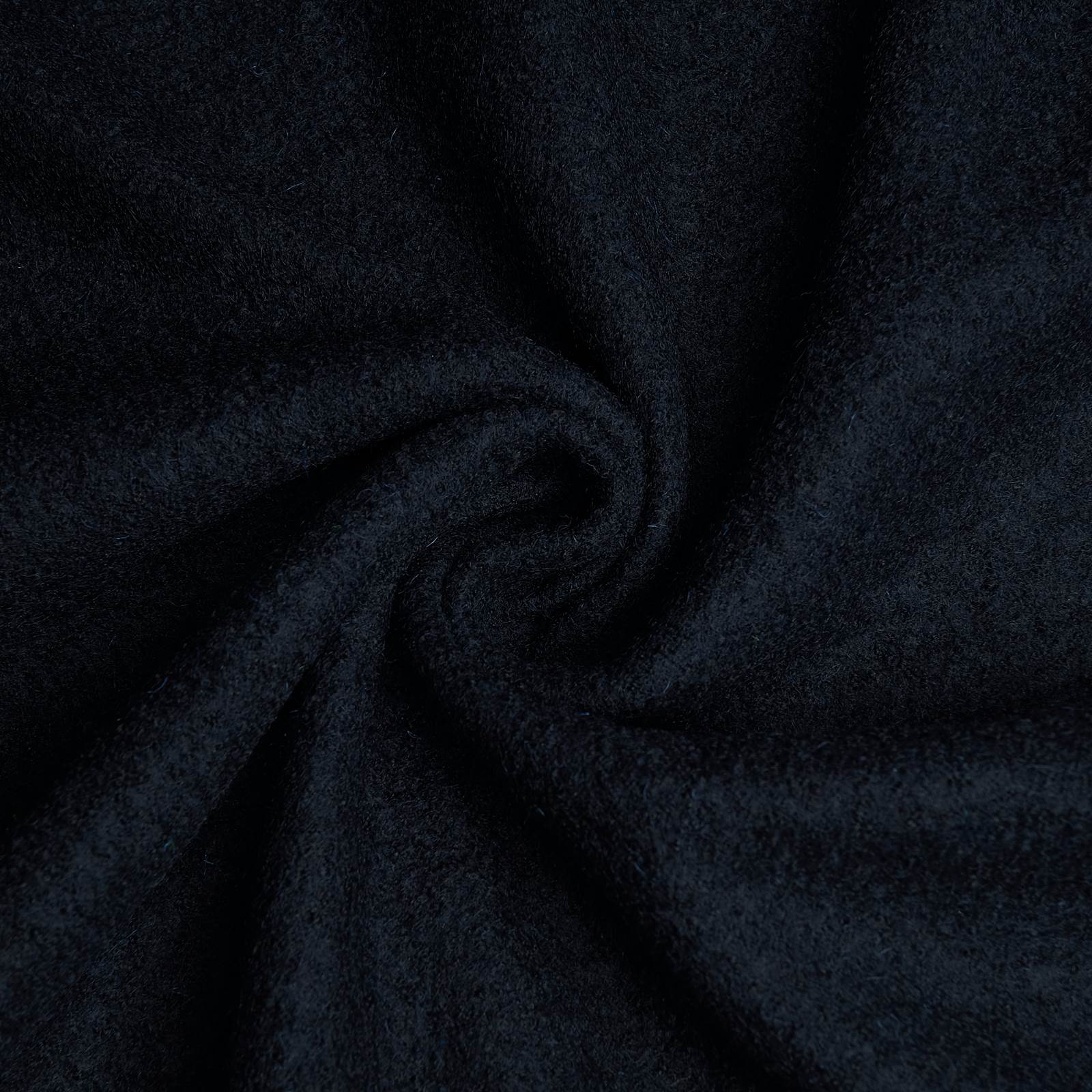 Fabian - Tecido de lã fervida - 100% lã virgem (marinho escuro)