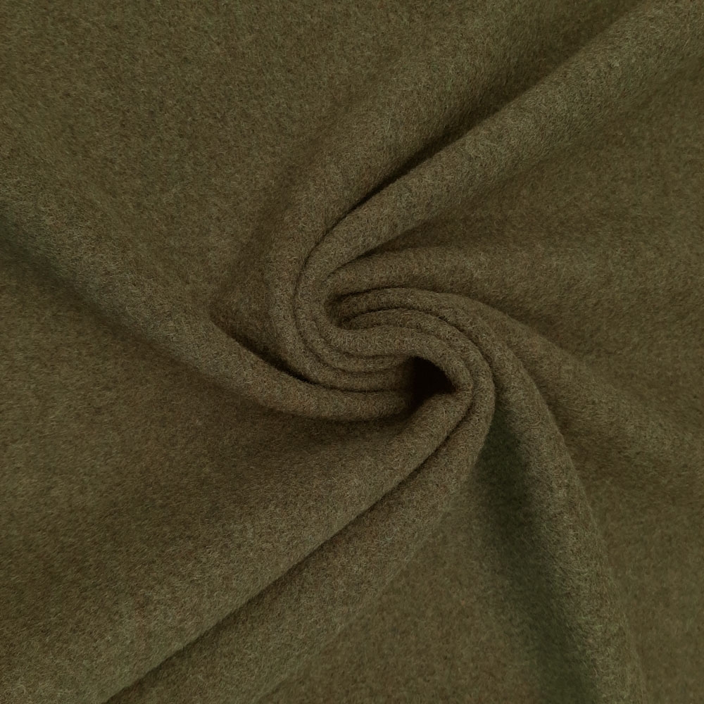 Hannah – tecido de lã - Verde Musgo