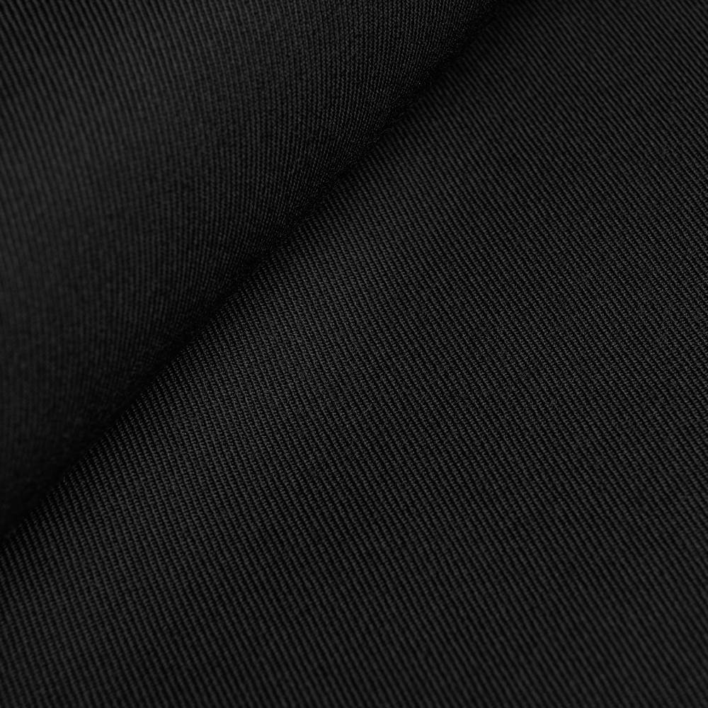 Franziska -  pano de lã / pano uniforme (preto)