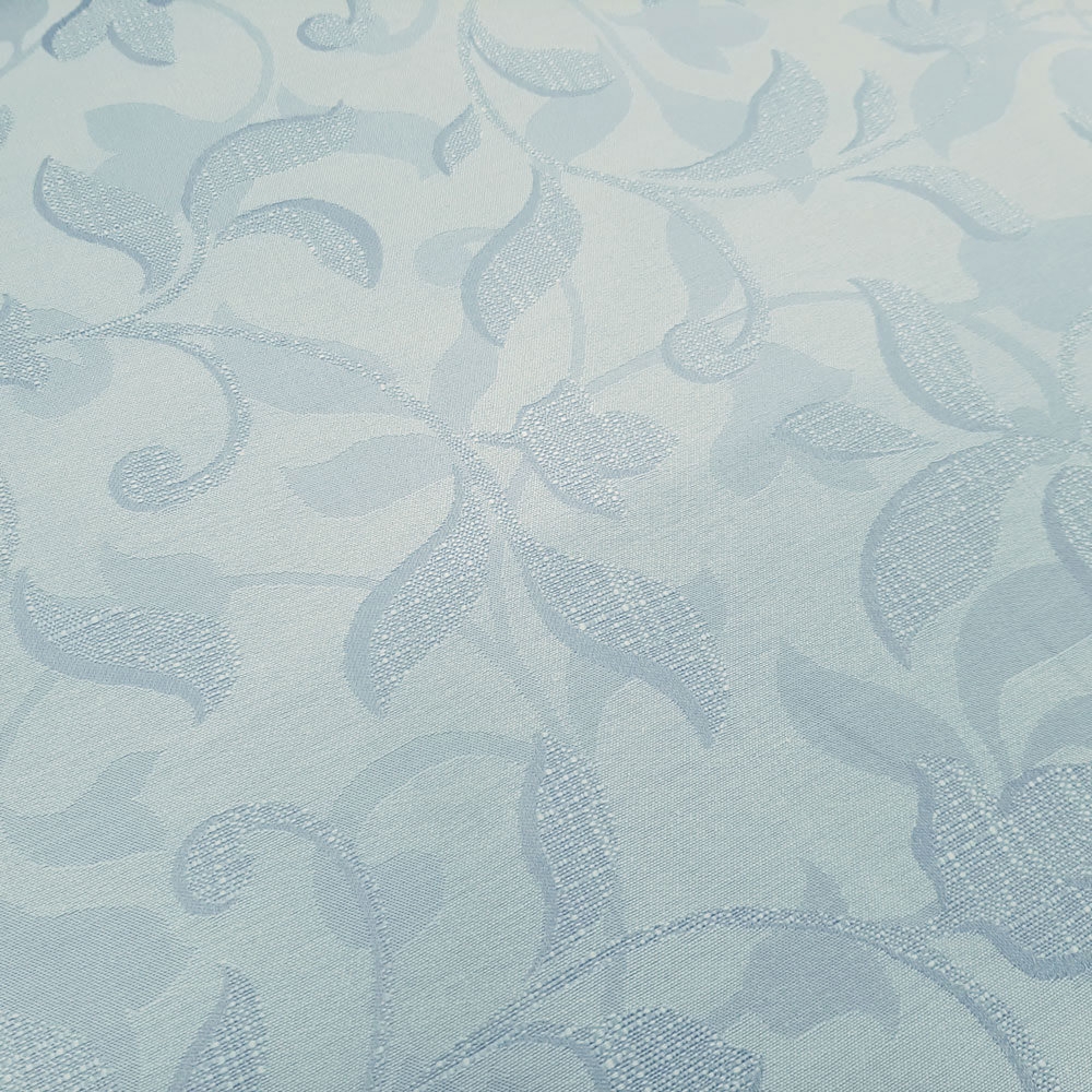 Jacquard Hanni - Tecido de cortina e toalha de mesa - Azul Cristal