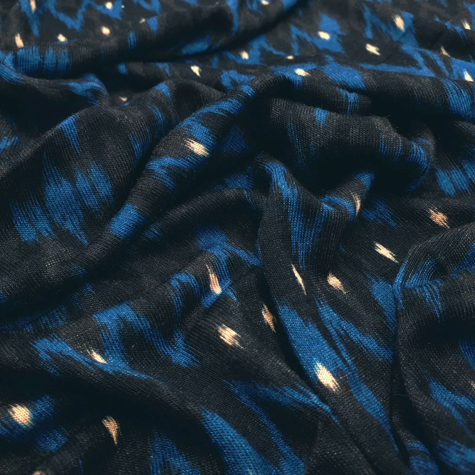 Diallo - Camisola de algodão com desenho - Azul-Preto-Rosé