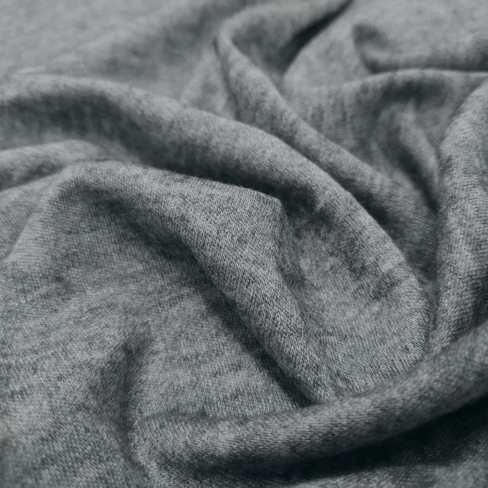 Horia - Camisola de lã merino - Tamanho grande 162cm - Melange cinzento