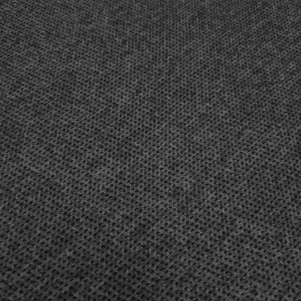 Manal - Tecido de lã aveludado - cinzento-preto