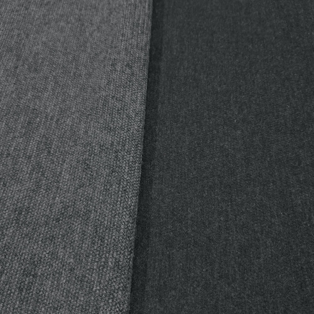 Firas - Camisola de lã dupla face - cinzento-melange