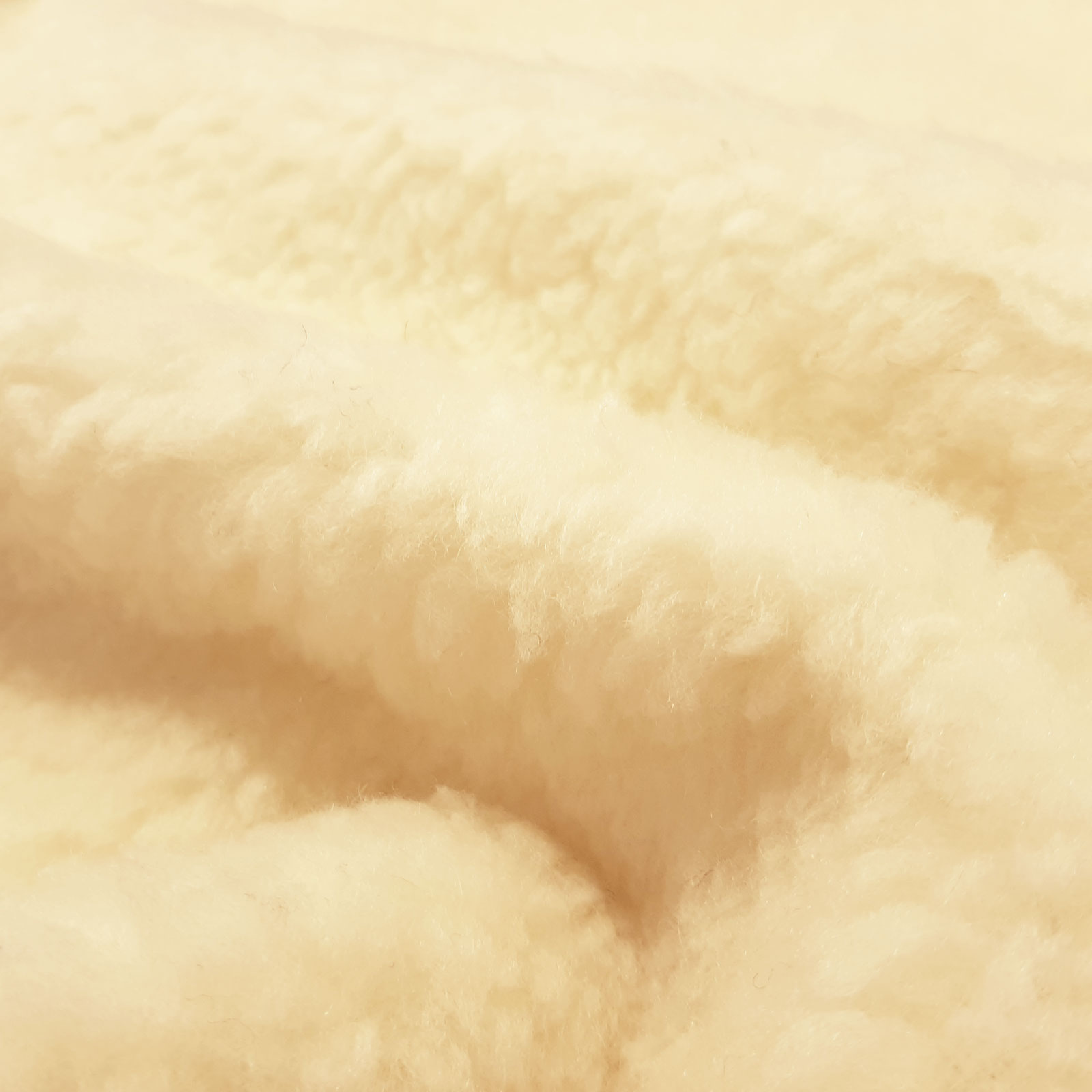 Alma - Öko-Tex® peluche de lã de ovelha virgem – Natural - por metro