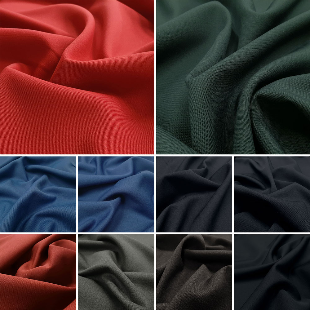 Franziska - tecido 100% lã virgem / pano de lã uniforme