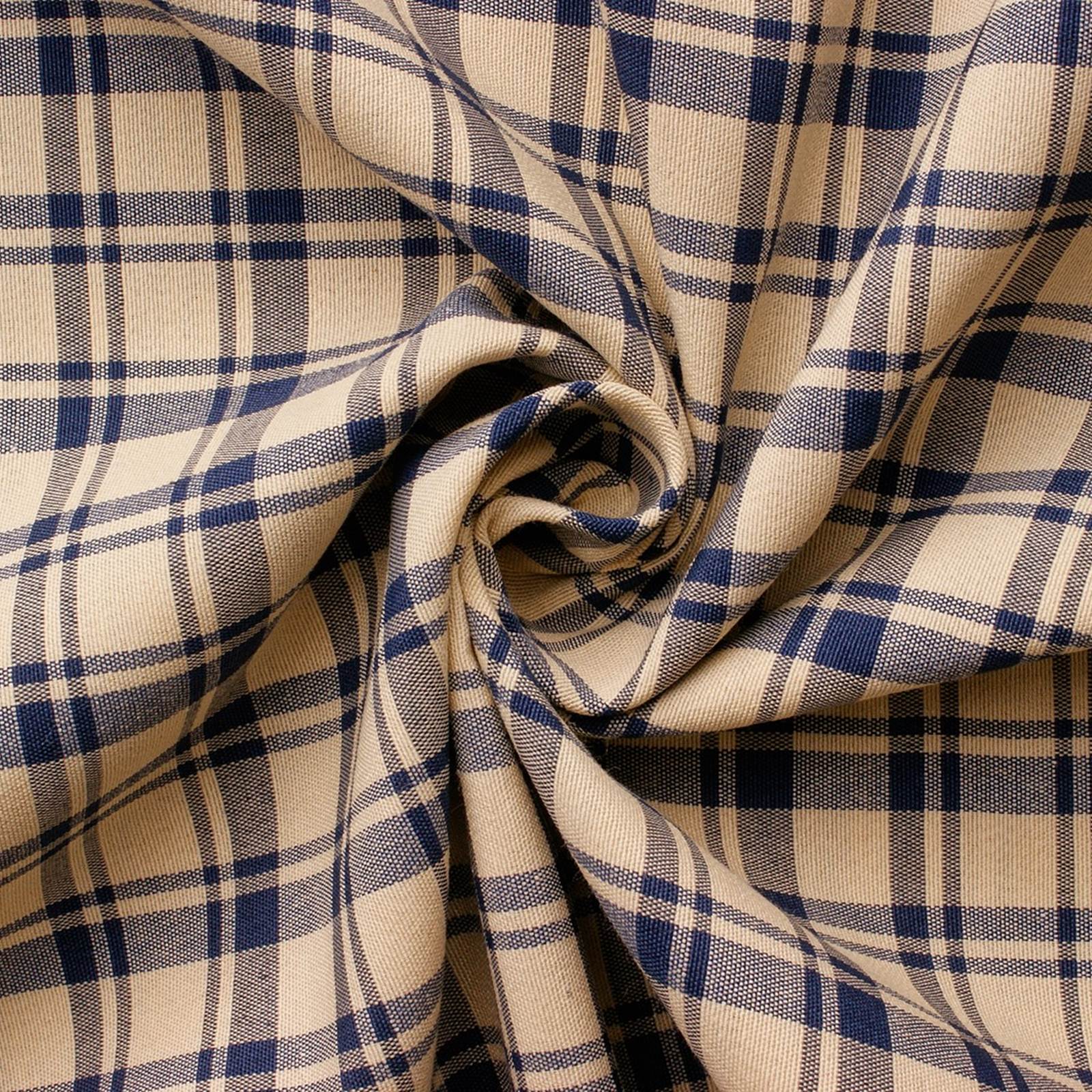 Cottage xadrez – tecido para decoração (azul)