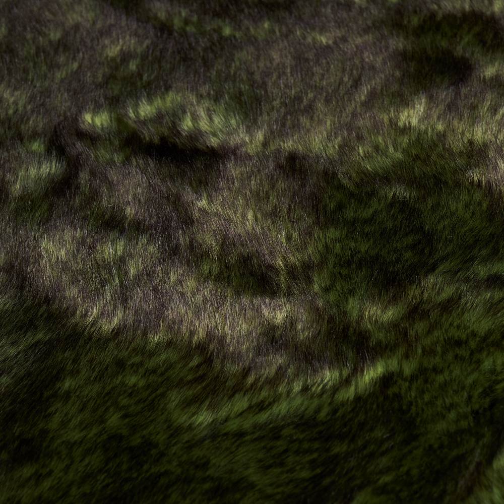 Forest Wolf pêlo sintético (verde escuro/bege-castanho)