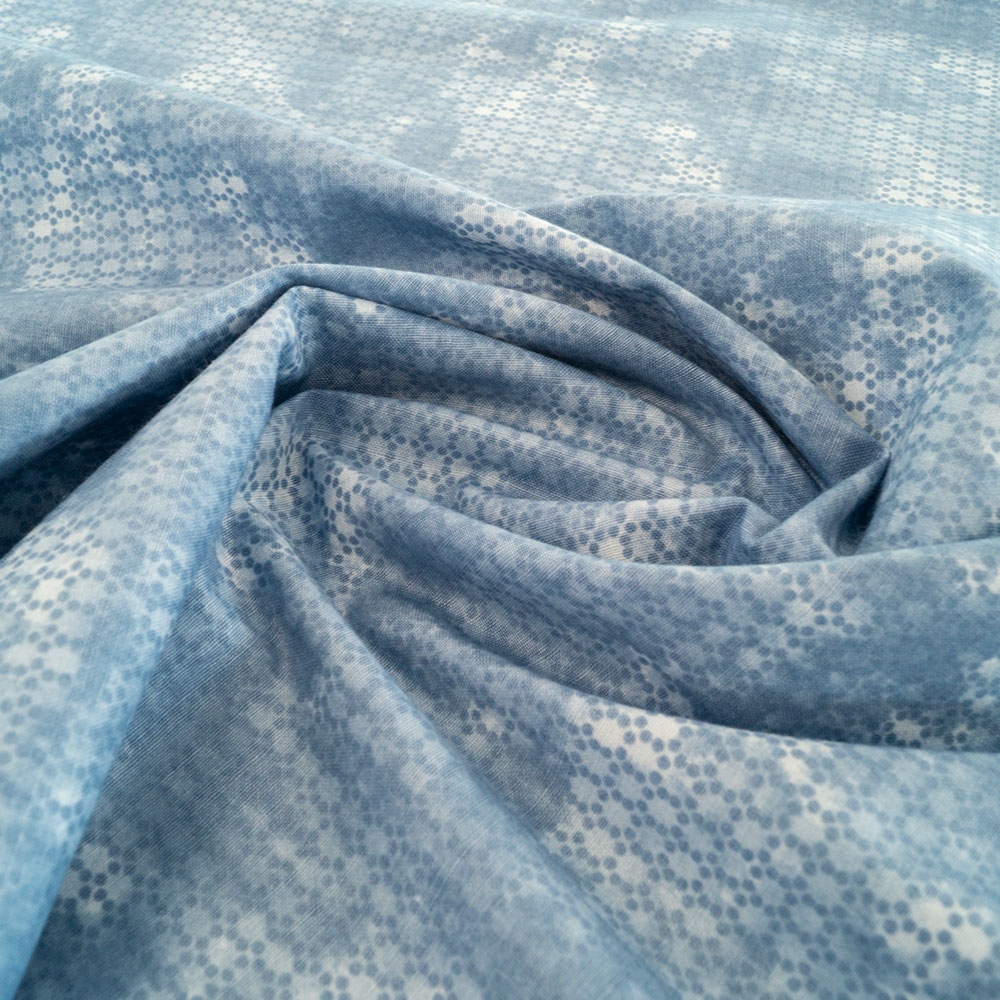 Tecido de algodão Baticus - Azul claro