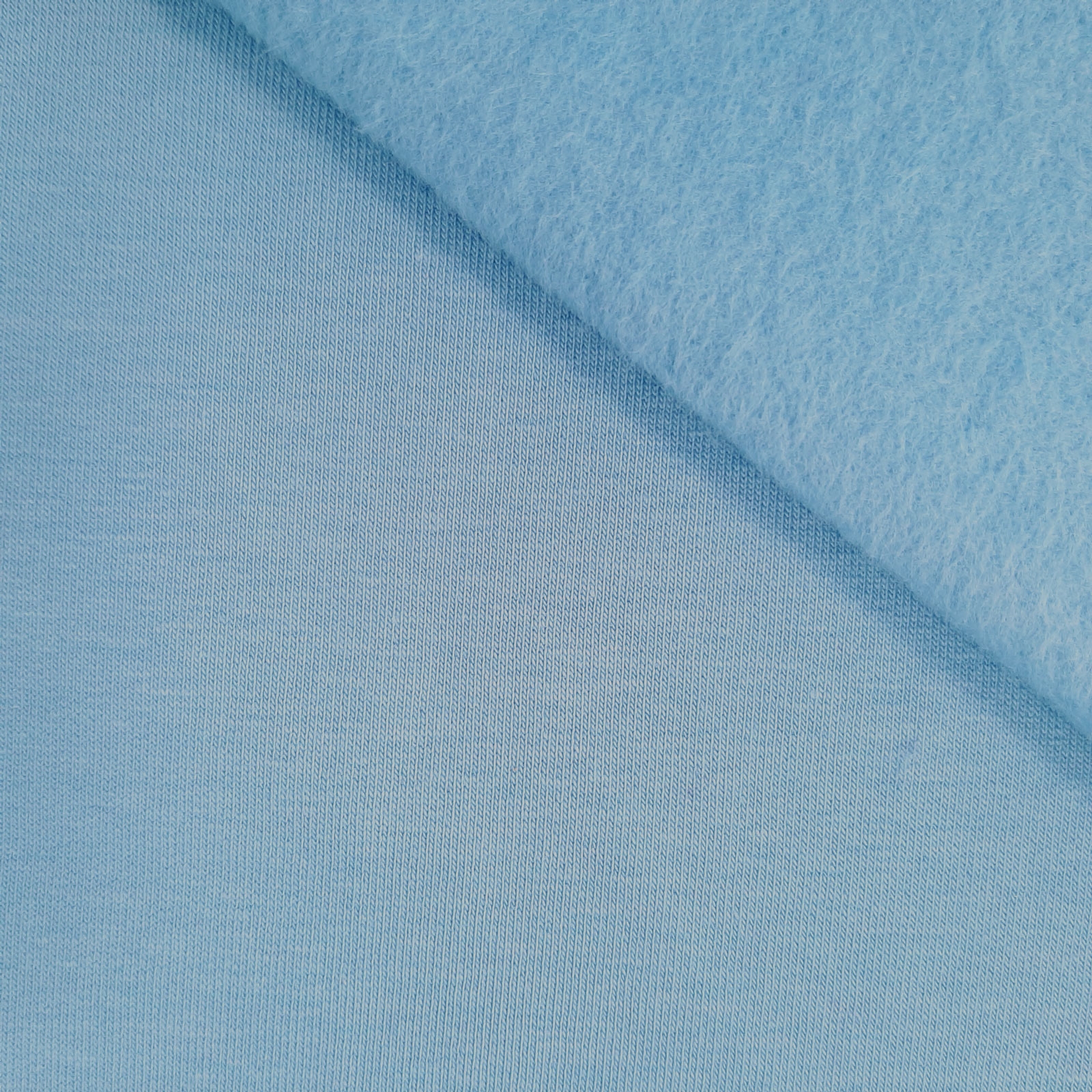 Tecido de algodão Sweat - azul suécia
