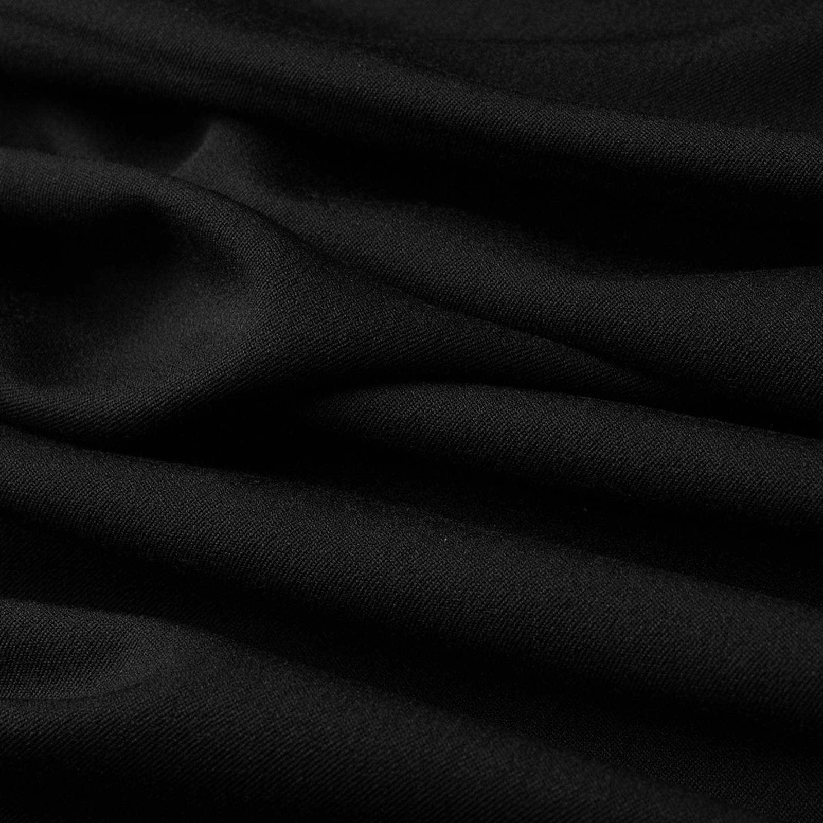 Tecido de pano - fine gabardine spandex (preto)