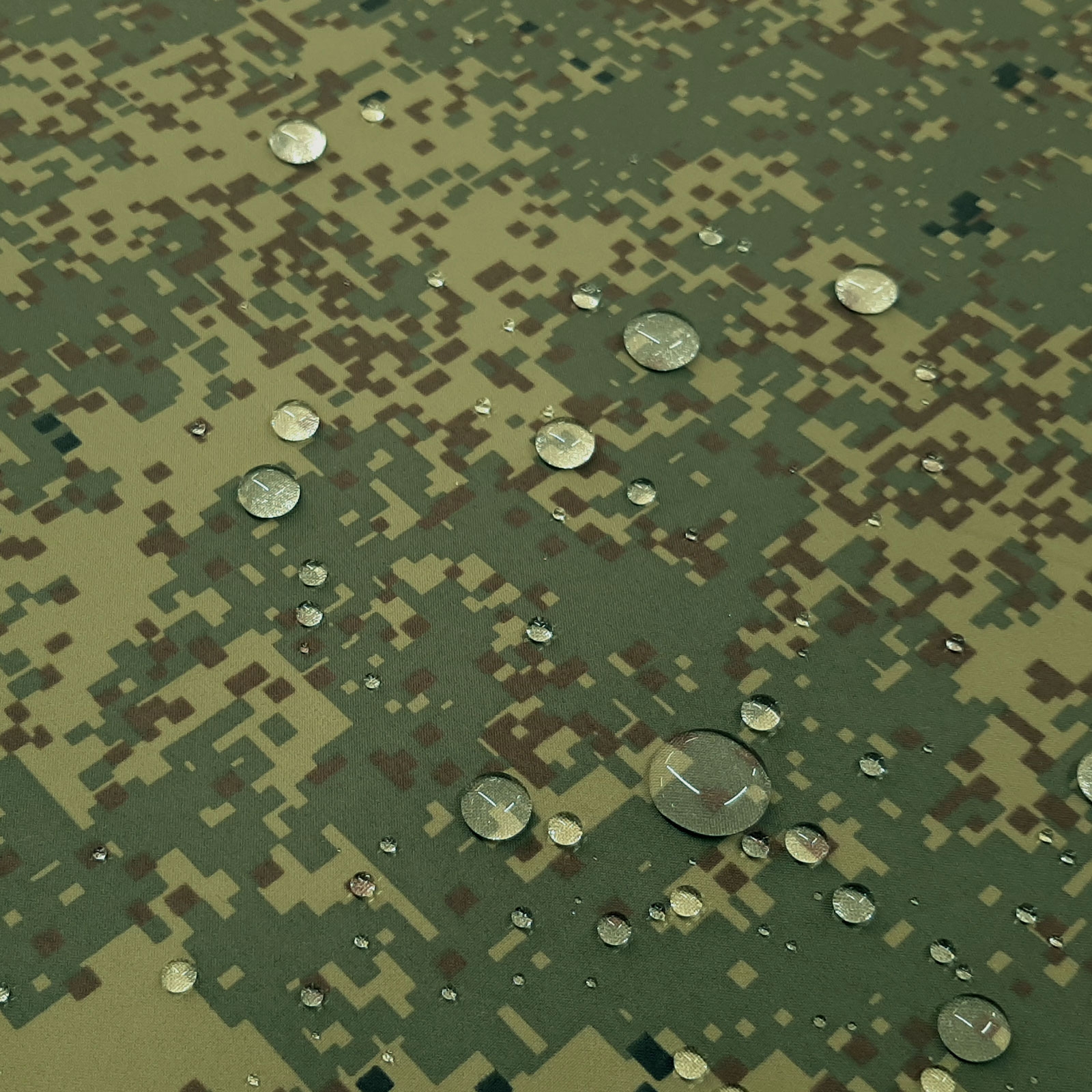 Pixel Camuflage Major - Laminado de 2 camadas com revestimento de PU - Retardador de chama