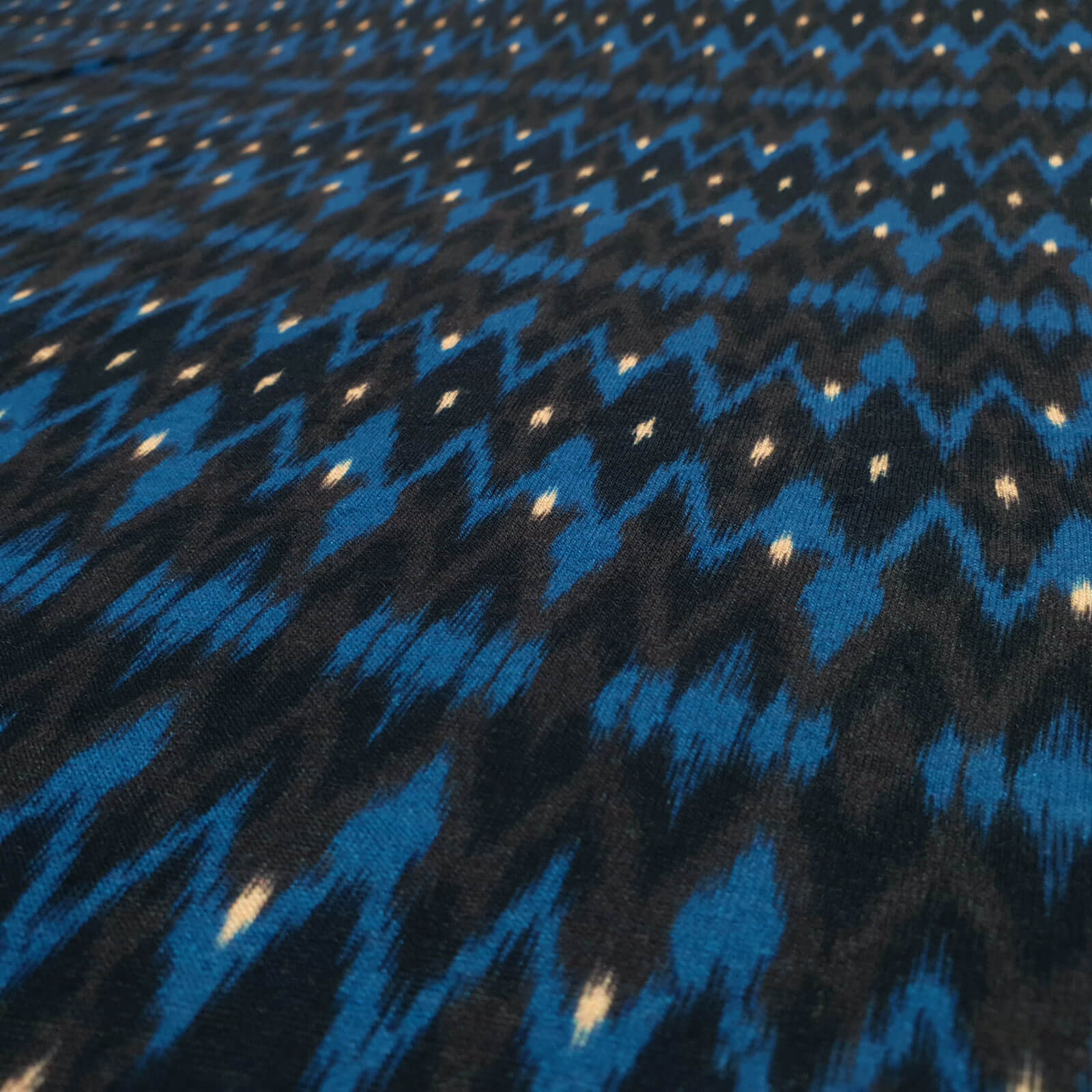 Diallo - Camisola de algodão com desenho - Azul-Preto-Rosé