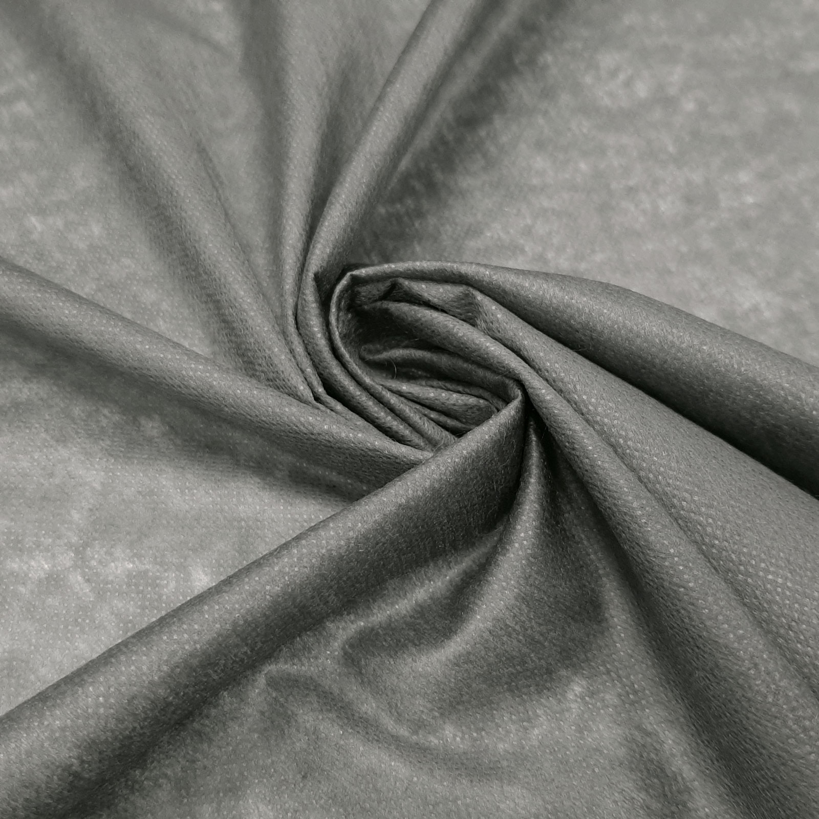 Beatrice - Ferro transversal elástico sobre tela de lã - Cinzento escuro