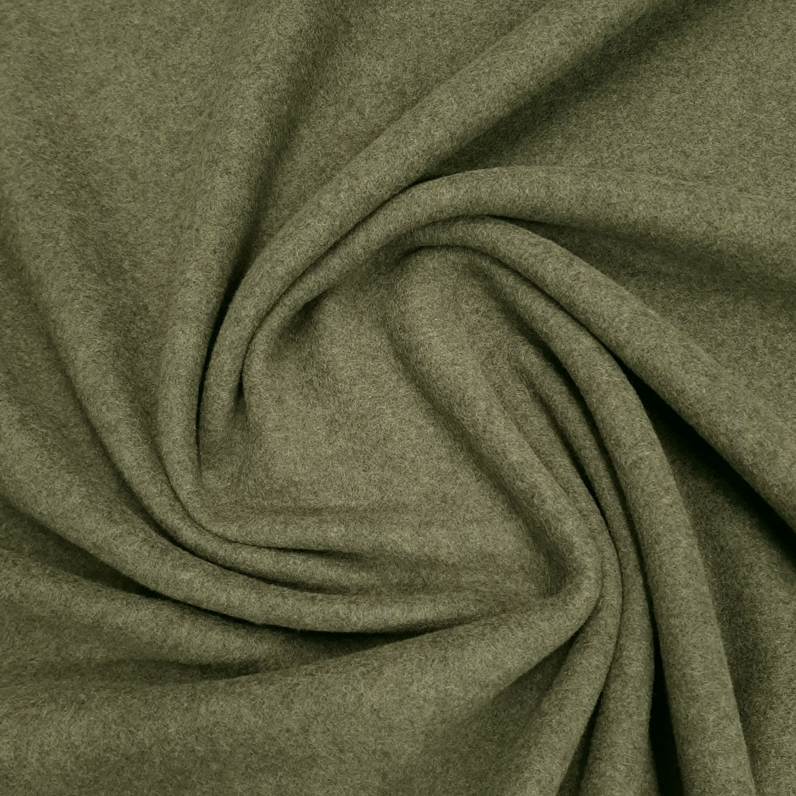 Organic Cotton Fleece - velo de algodão de alta qualidade - algodão biológico -Azeitona Misturado