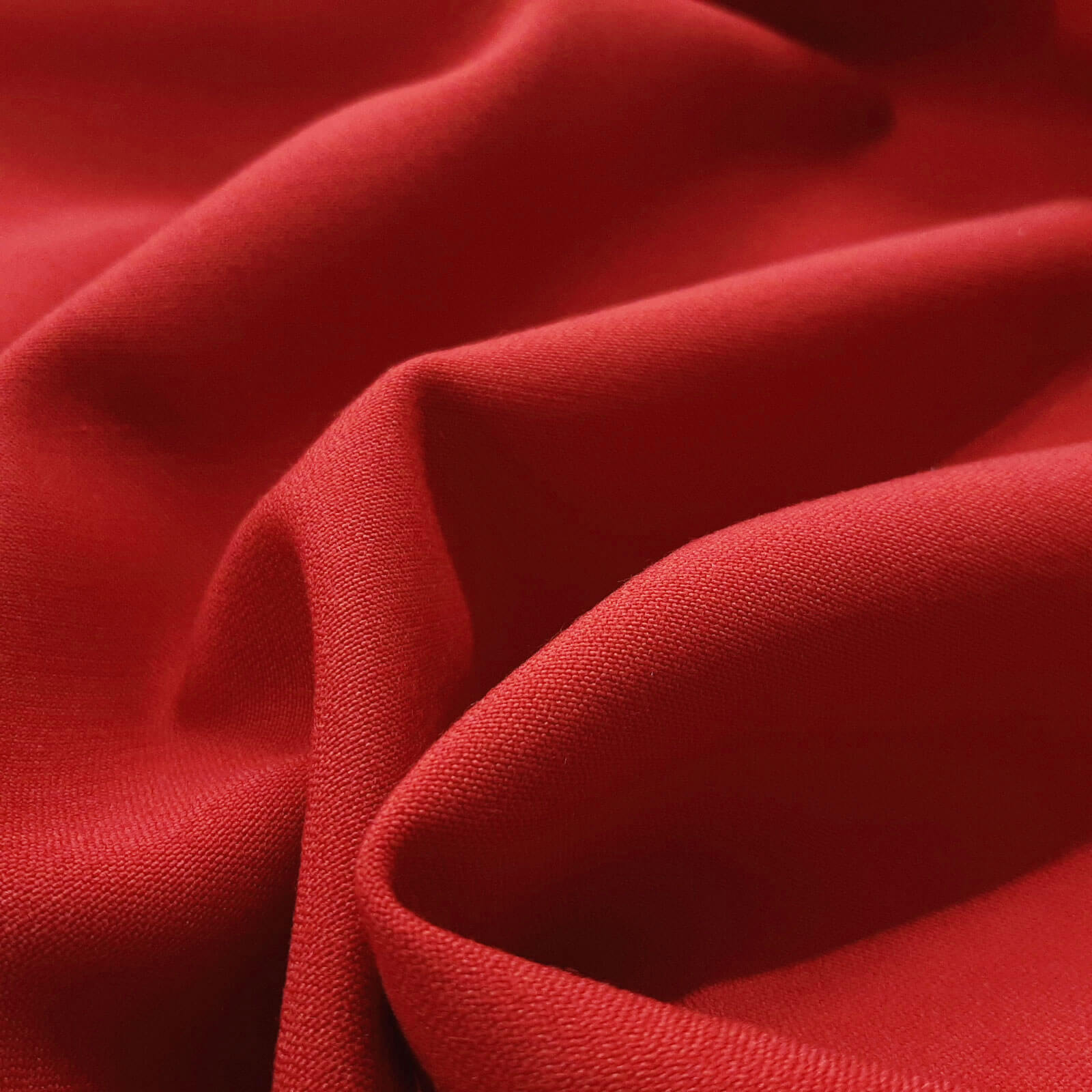 Franziska - Pano de Lã / Pano Uniforme - Vermelho Fogo