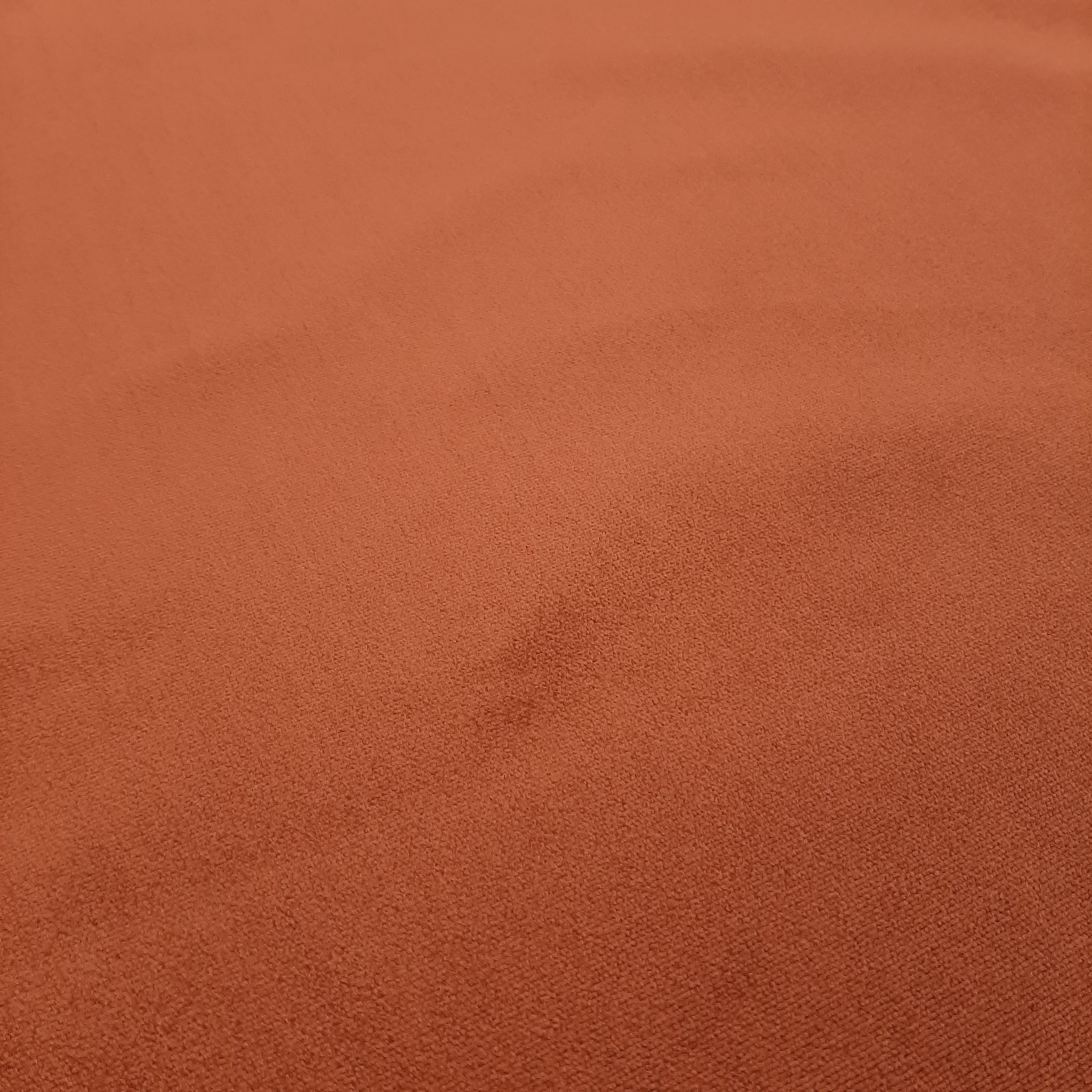 Sahco® Devon 2271 - Tecido de veludo de veludo - 100% seda - Cobre