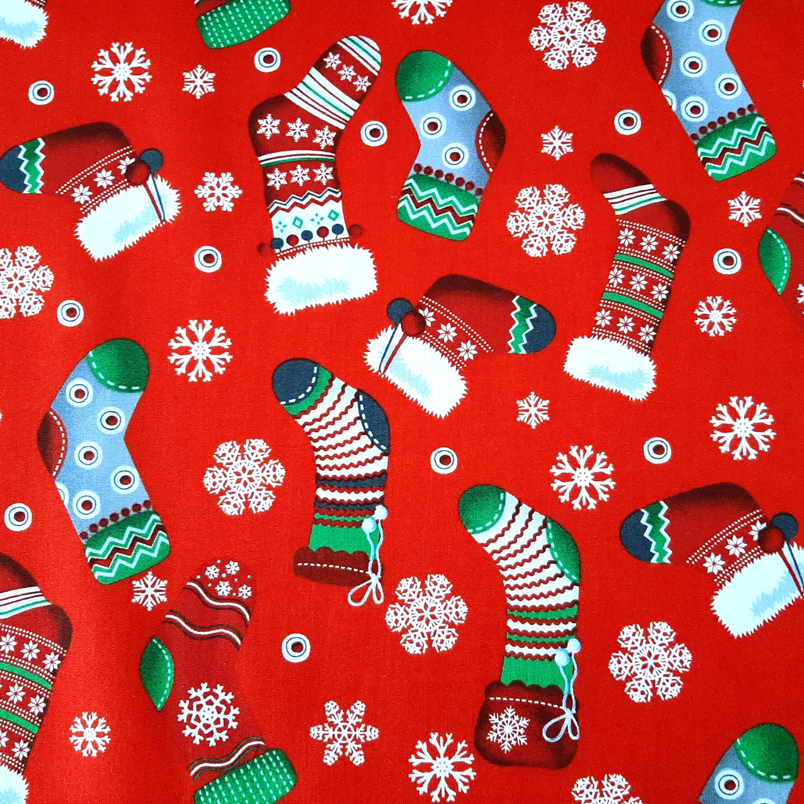 Tecido de Natal Christmas Stockings