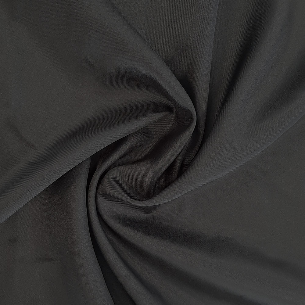 Cetim Julie - Elegante tecido de vestuário - Preto