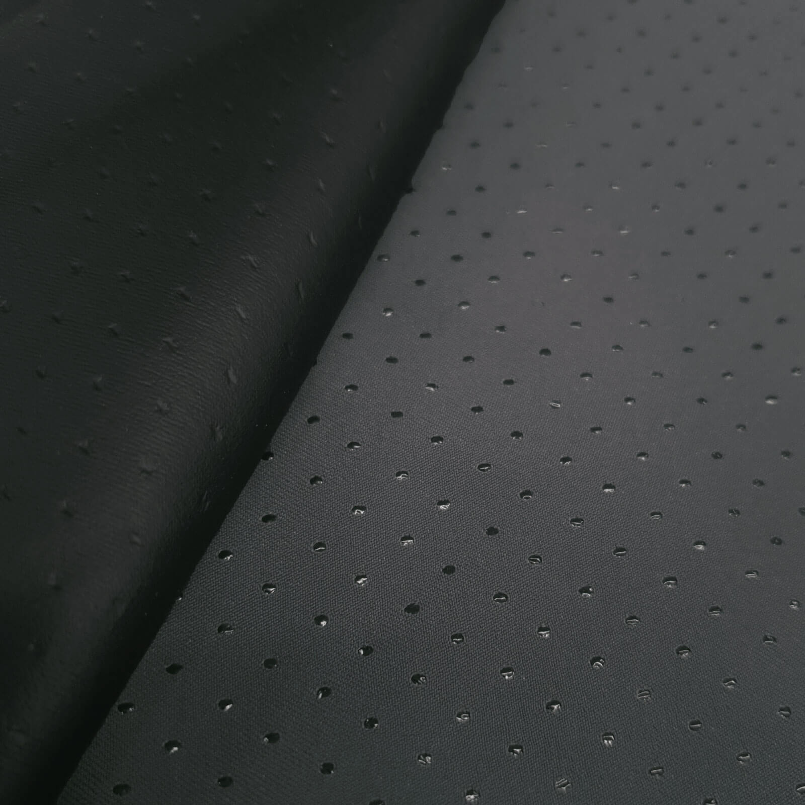 Cassian - Laminado exterior de tecido com perfuração em relevo - Cinzento escuro