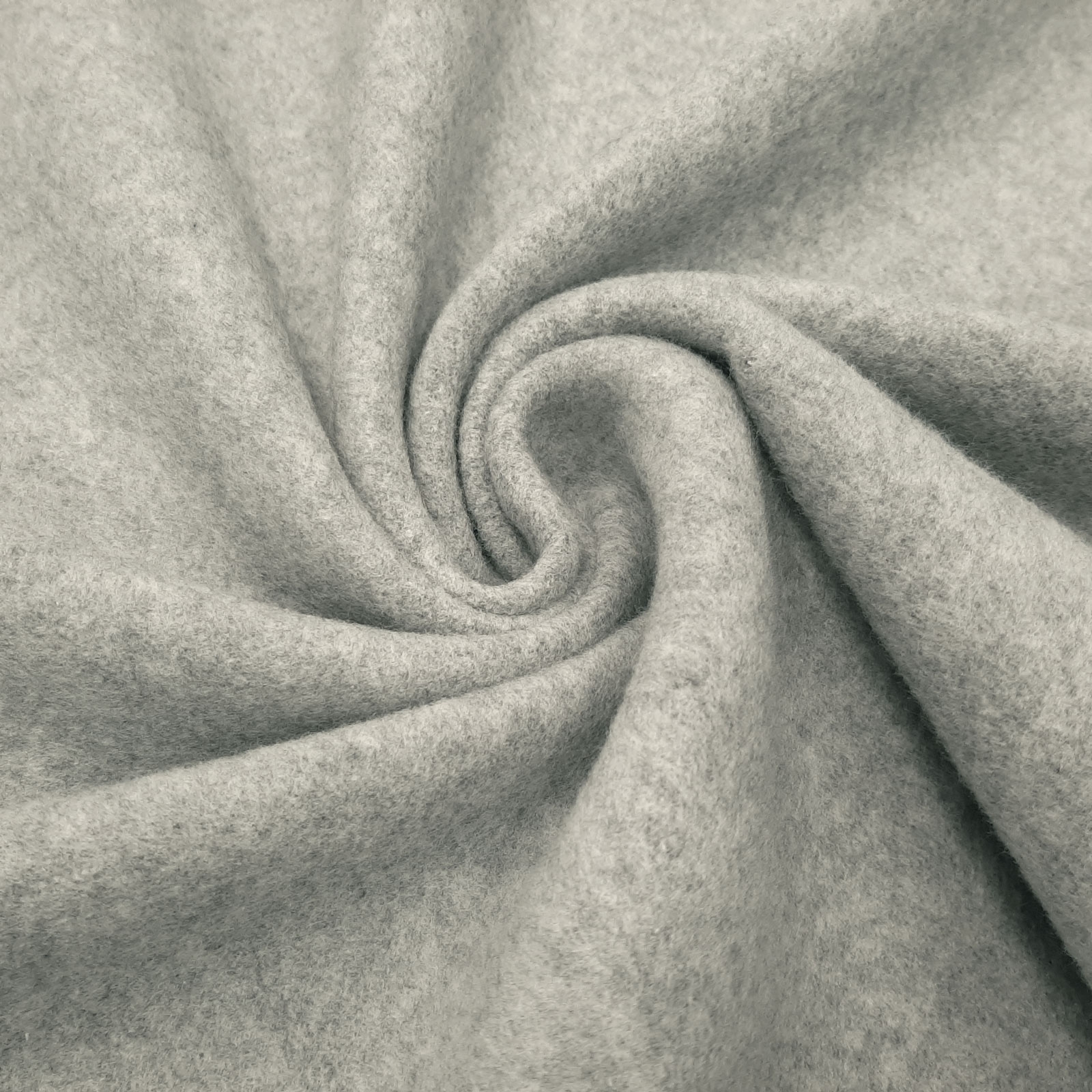 Organic Cotton Fleece - velo de algodão de alta qualidade - algodão biológico - Cinza Claro Misturado