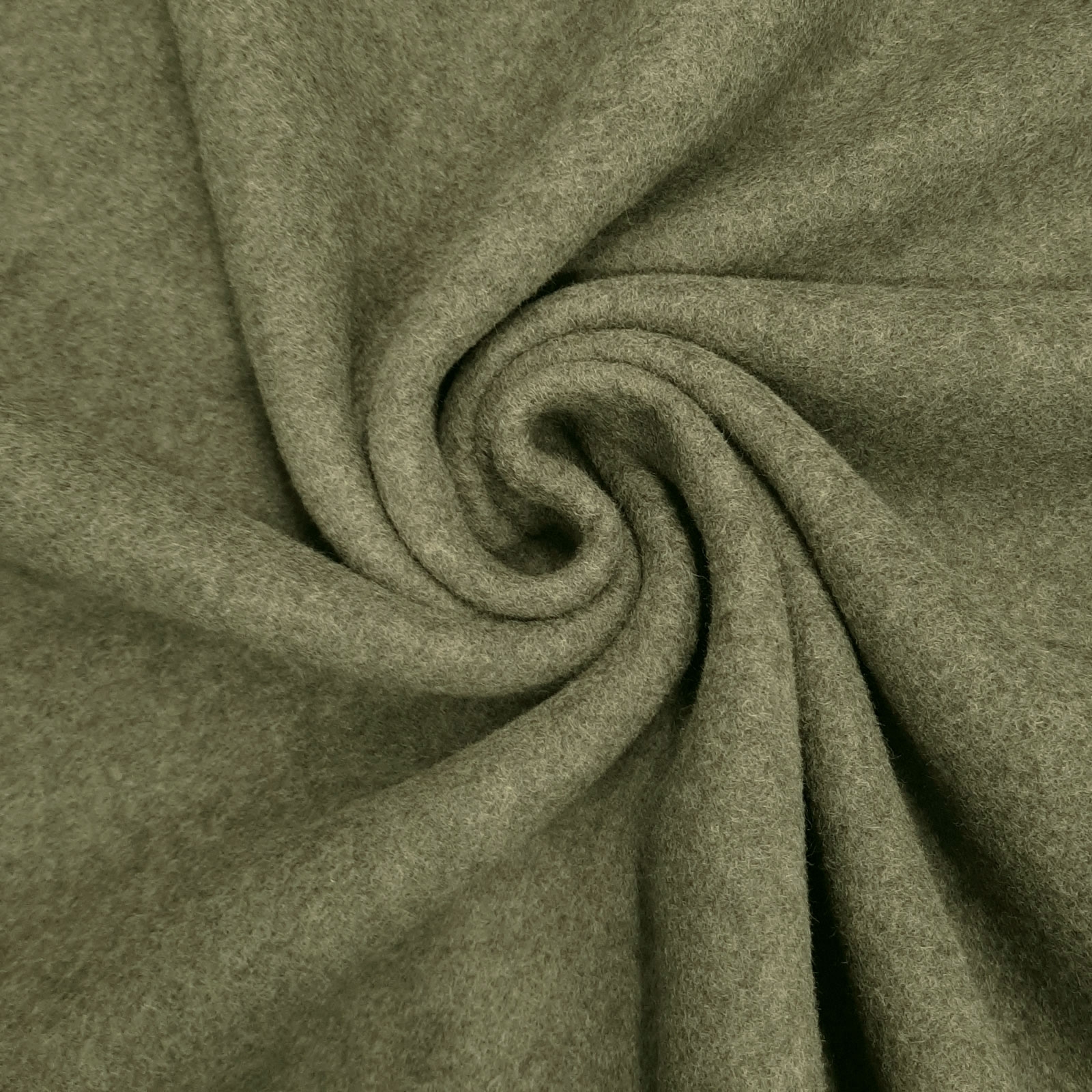 Organic Cotton Fleece - velo de algodão de alta qualidade - algodão biológico -Azeitona Misturado